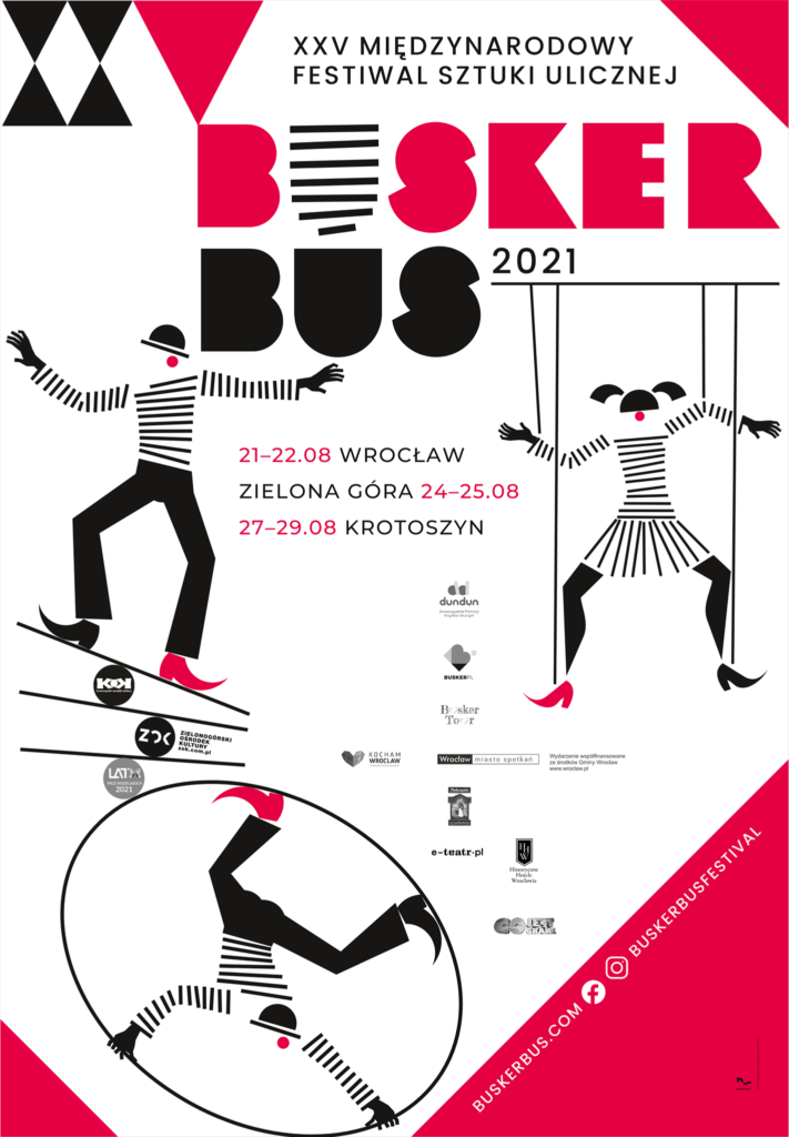 Poster of the International Festival of Street Art BuskerBus 2021
