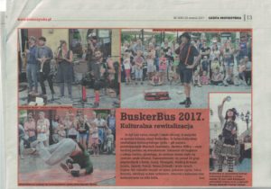 Relacja z fetiwalu BuskerBus w Gazecie Krotoszyńskiej